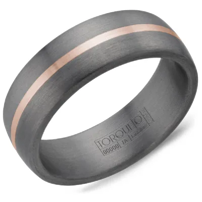 10K Gold Inlay Tantalum Band