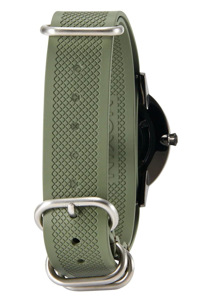 20mm FKM Rubber One Piece Band - Olive