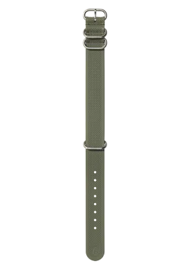 20mm FKM Rubber One Piece Band - Olive