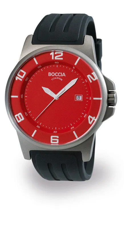 3535-26 Mens Boccia id. Titanium Watch