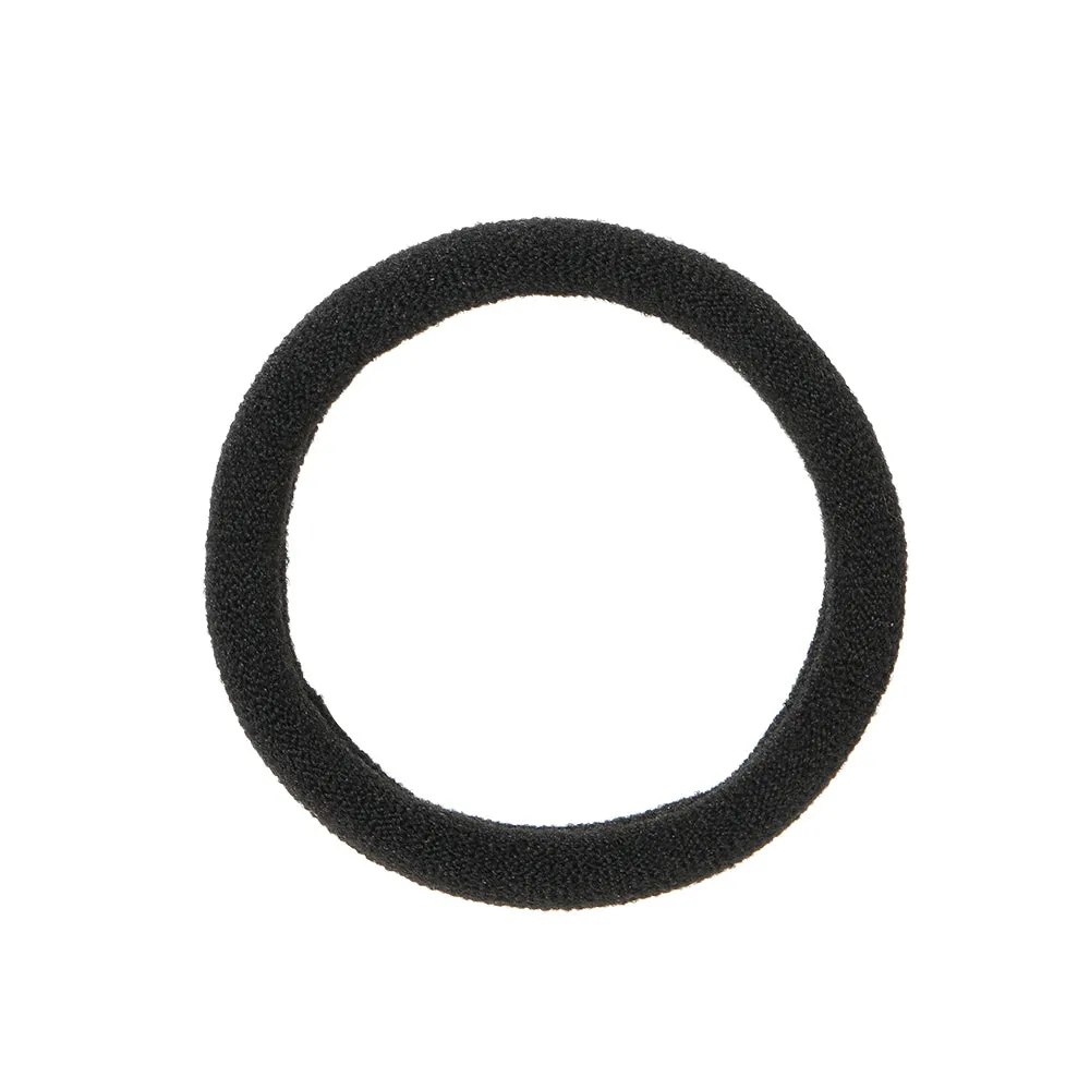 50 Piece Black Thick No Slip Hair Bands