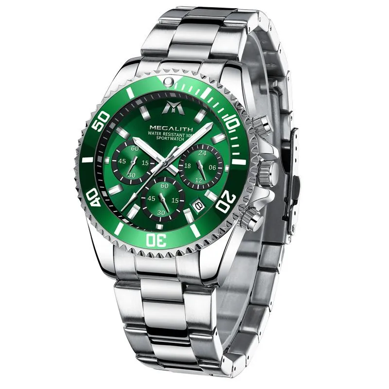 8046M | Quartz Men Watch | Stainless Steel Band