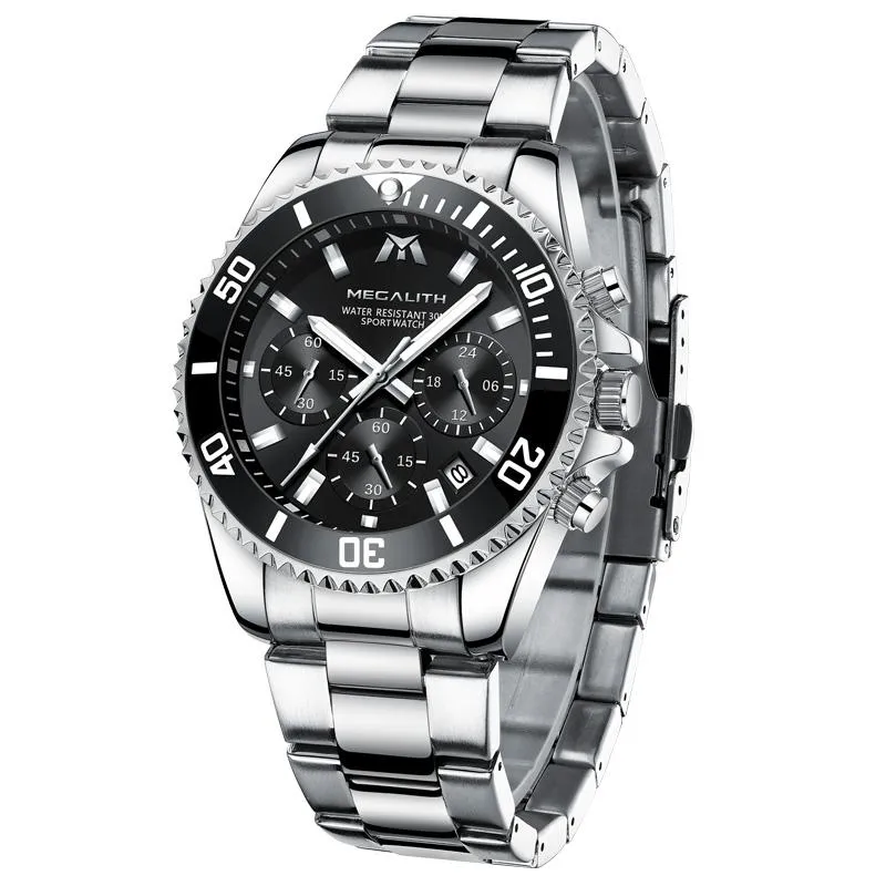 8046M | Quartz Men Watch | Stainless Steel Band