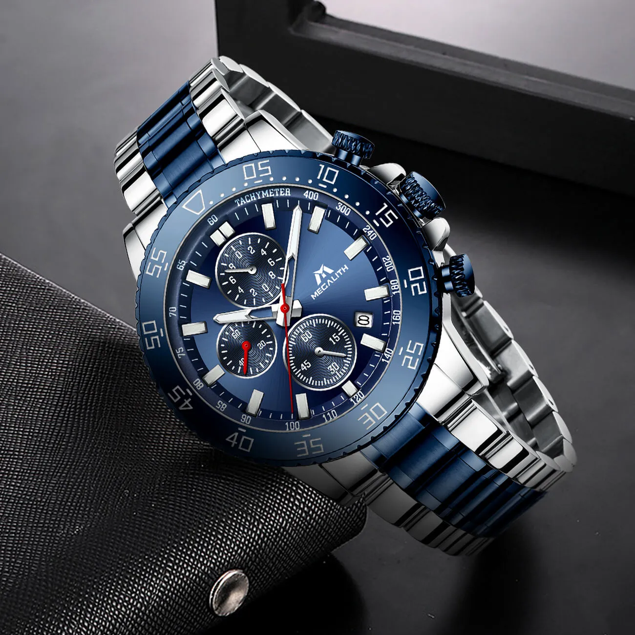 8087M | Quartz Men Watch | Stainless Steel Band