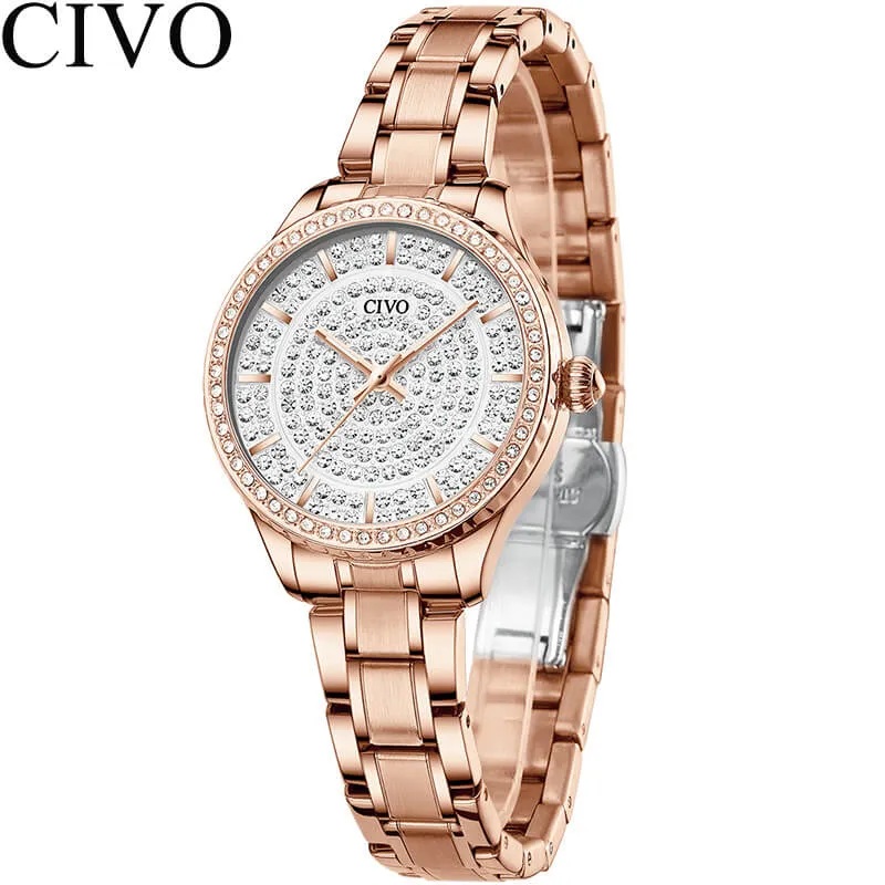 8113C | Quartz Women Watch | Stainless steel Band