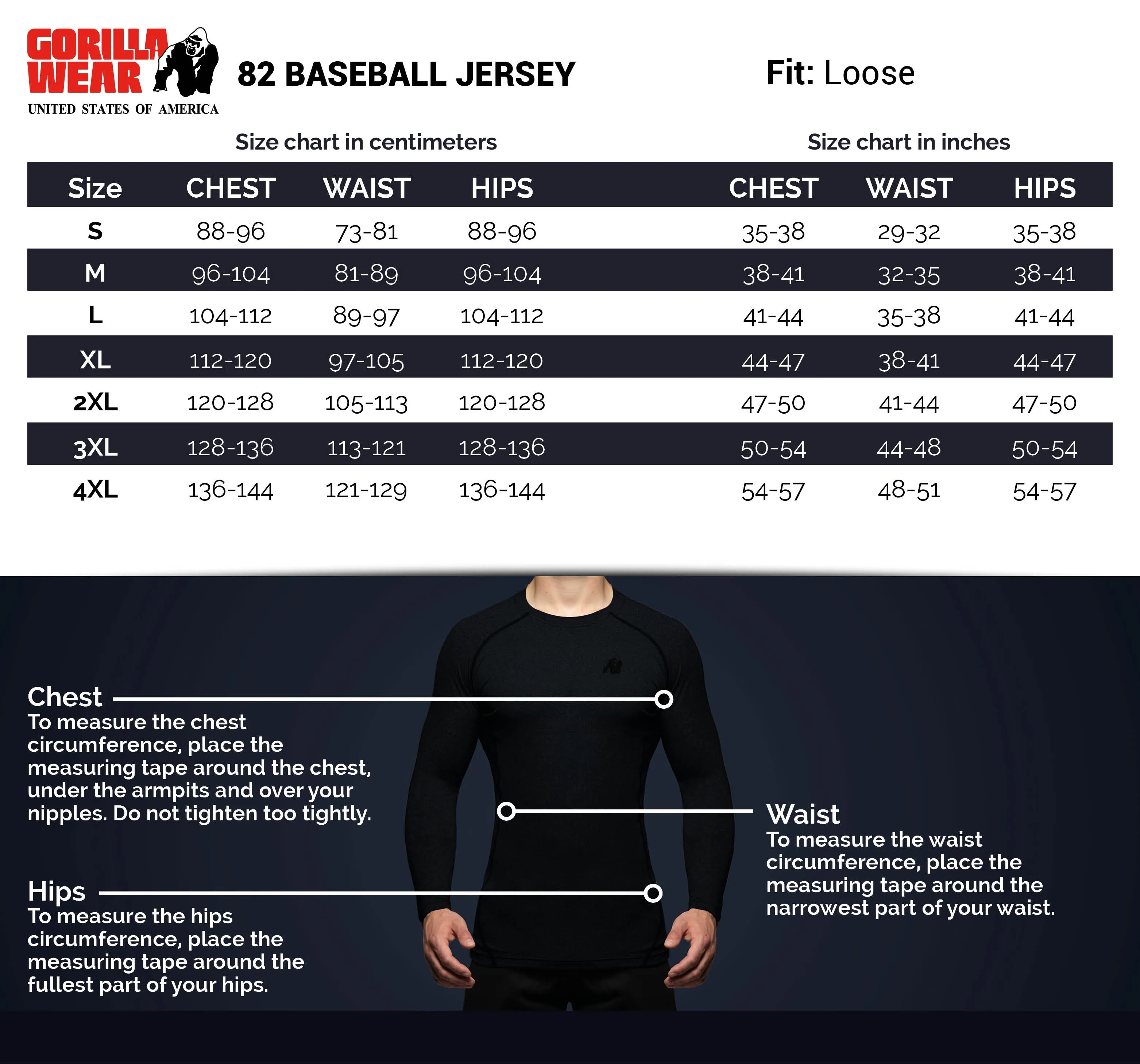 82 Baseball Jersey - Black