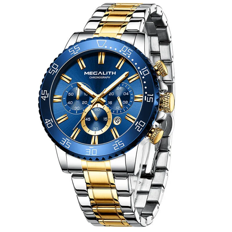 8227M | Quartz Men Watch | Stainless Steel Band