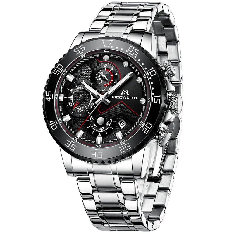 8228M | Quartz Men Watch | Stainless Steel Band