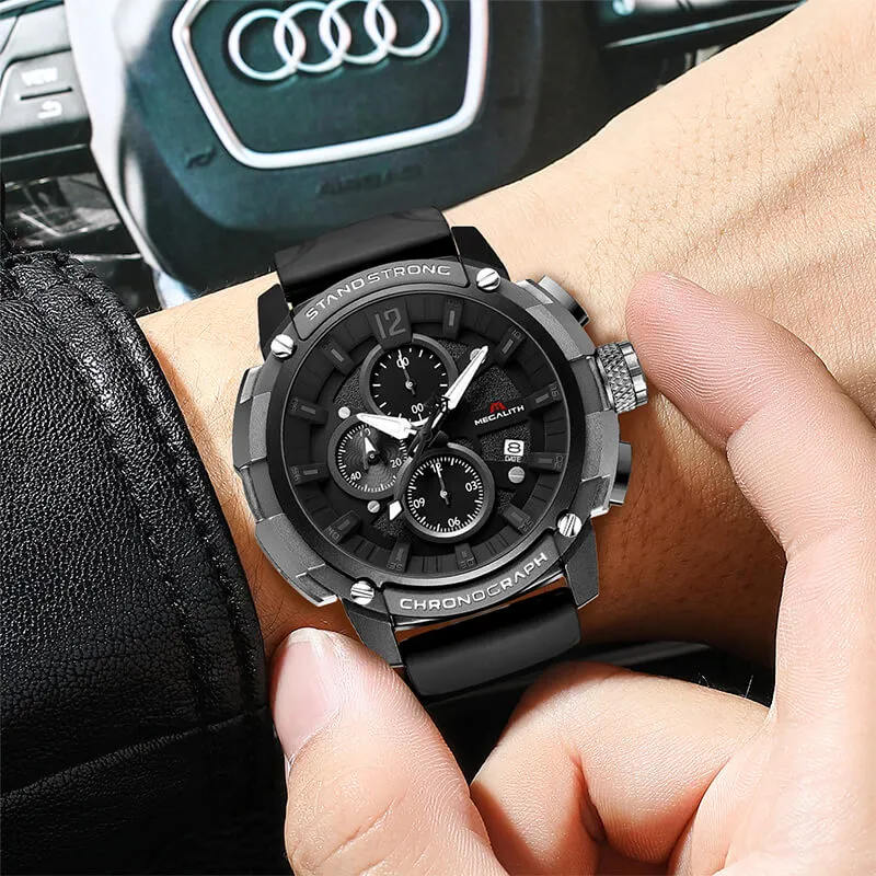 8231M | Quartz Men Watch | Rubber Band