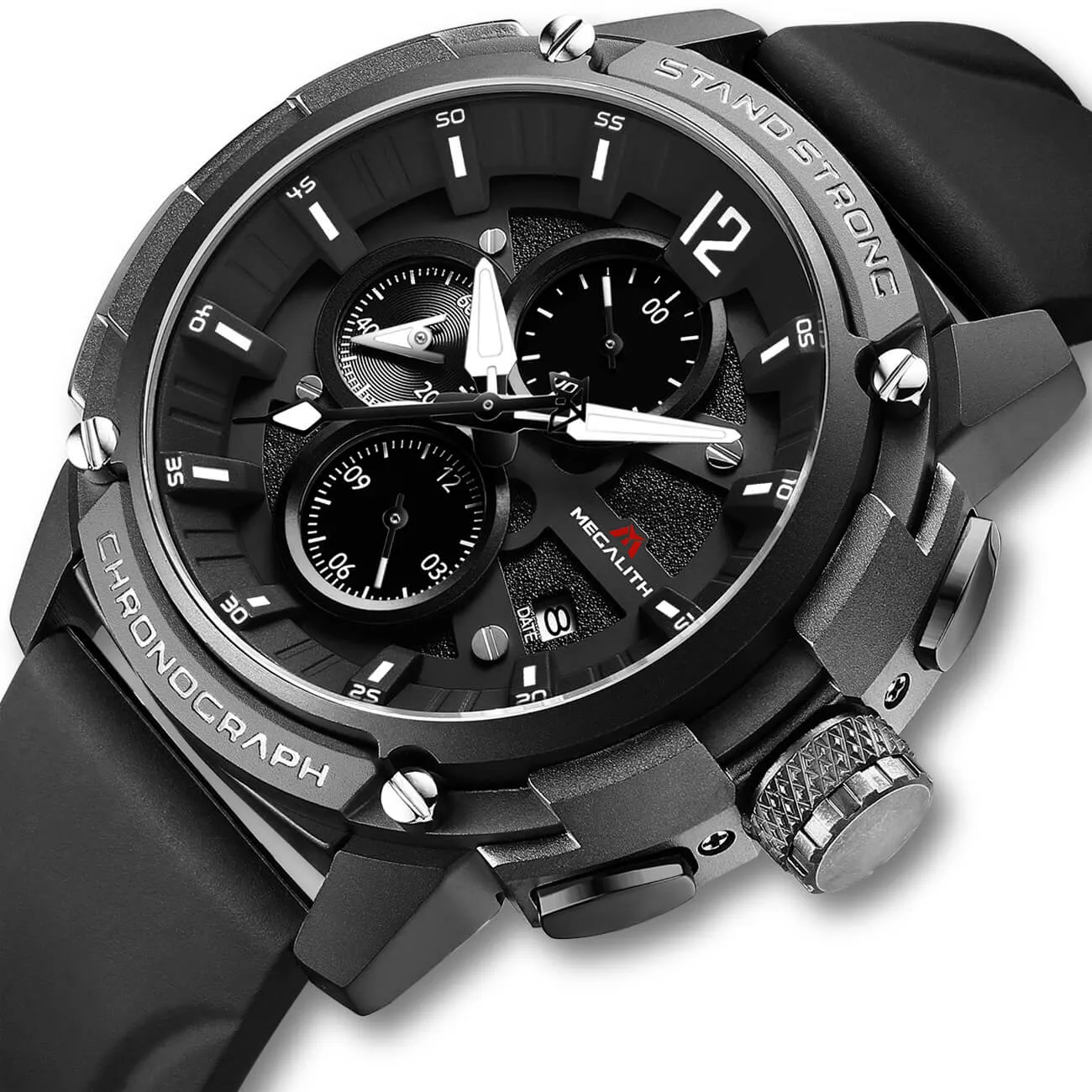 8231M | Quartz Men Watch | Rubber Band