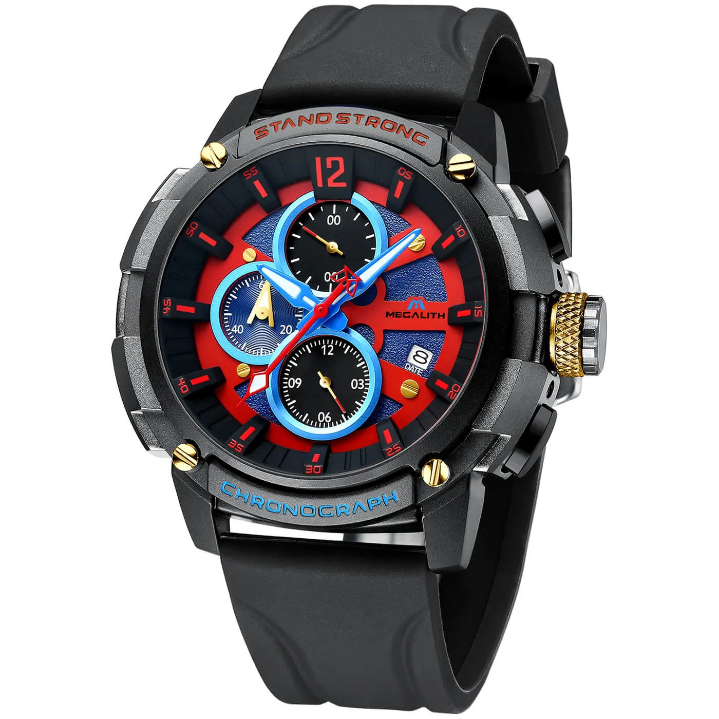 8231M | Quartz Men Watch | Rubber Band