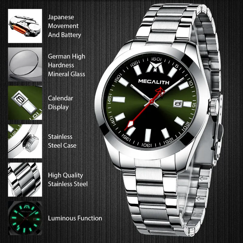 8603M | Quartz Men Watch | Stainless Steel Band