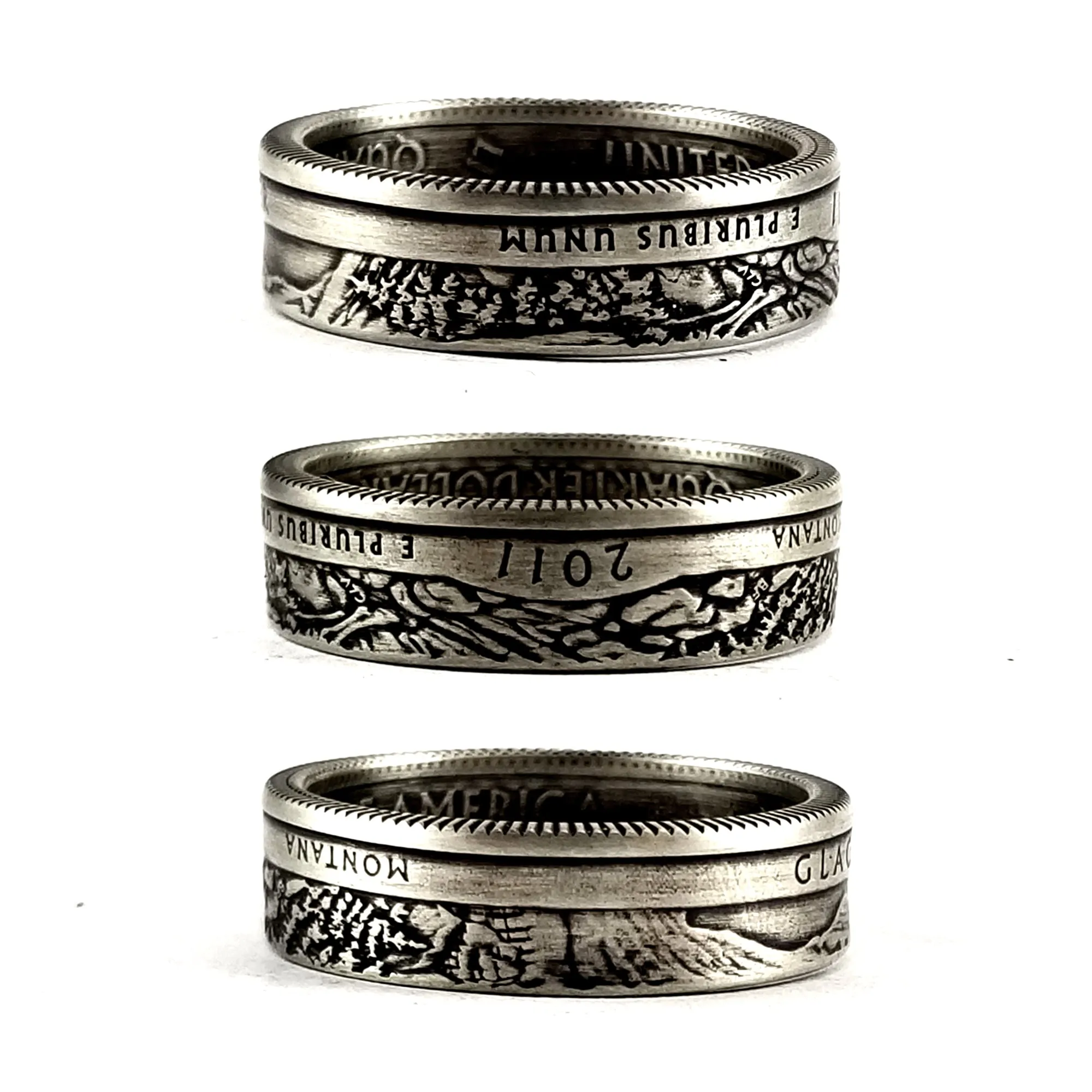 90% Silver Glacier National Park Quarter Ring