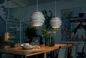 Elegant A331 Beehive-Inspired Hanging Pendant Light