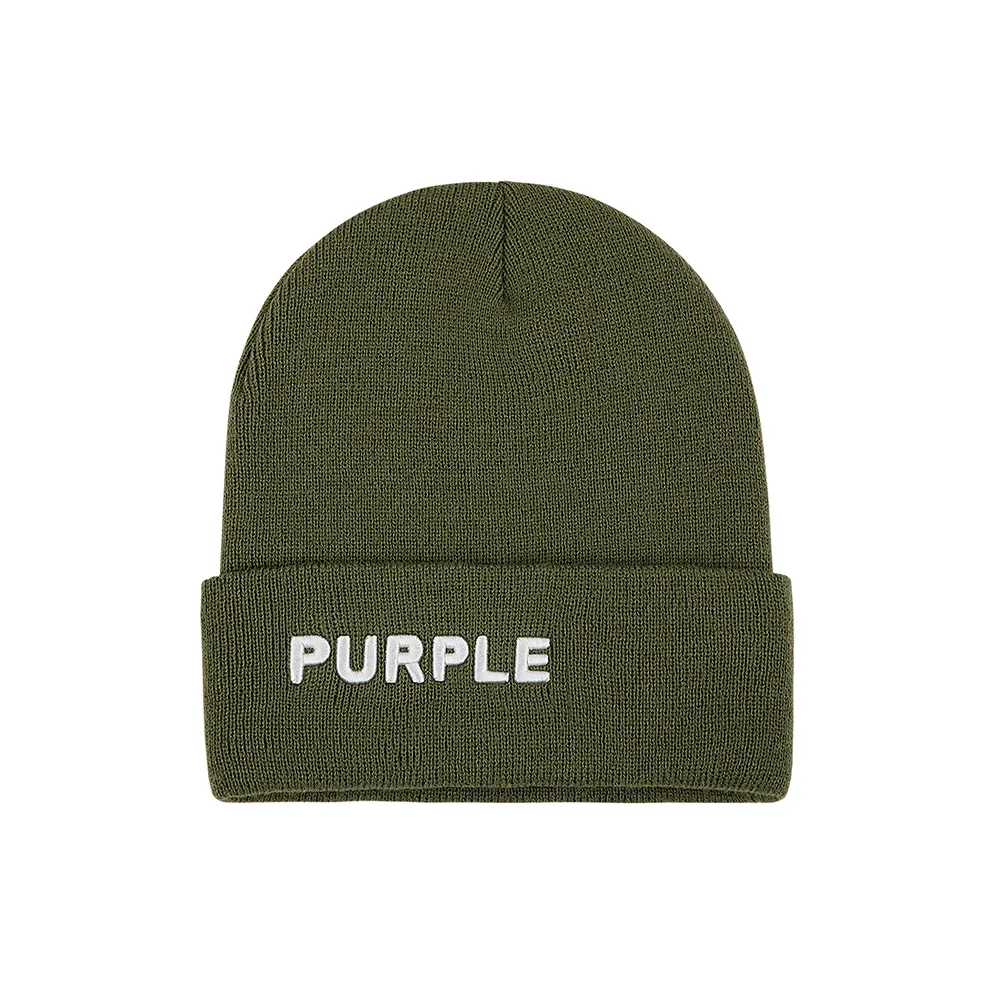 Acrylic Beanie 'Olive'