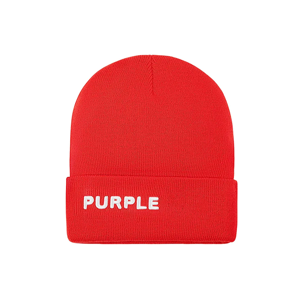 Acrylic Beanie 'Red'