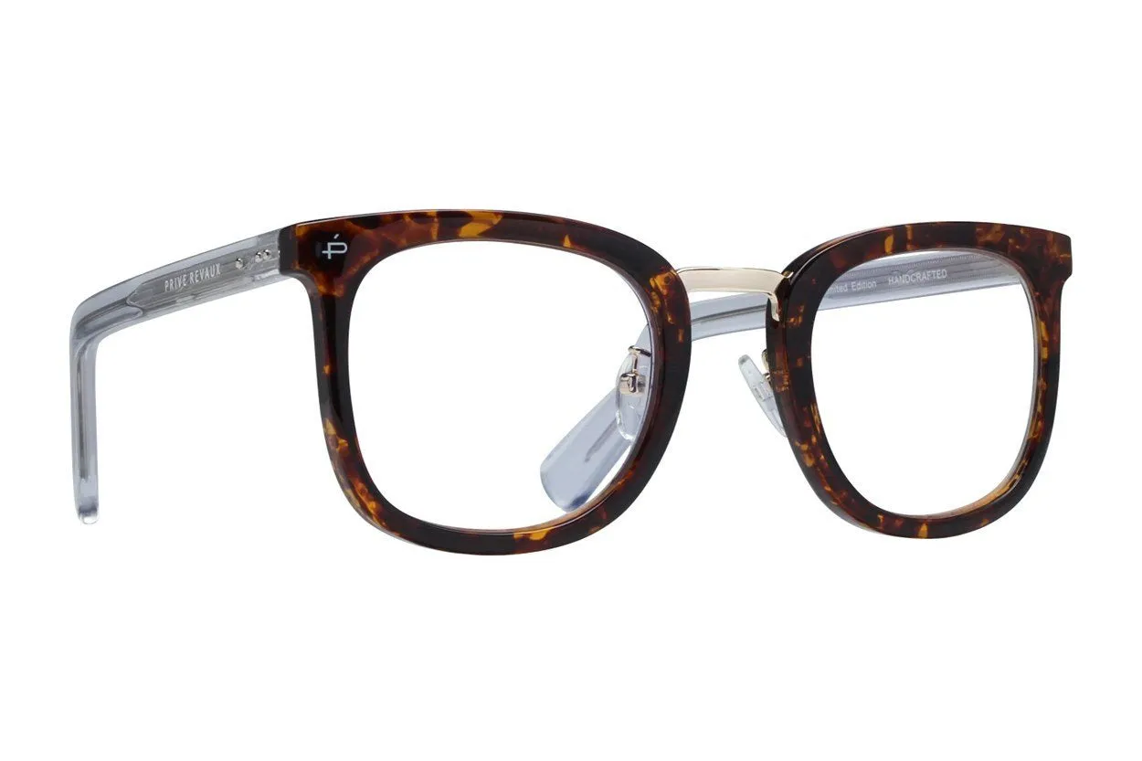 Alchemist Thick Frame Deep Chocolate Tort Blue Light Glasses