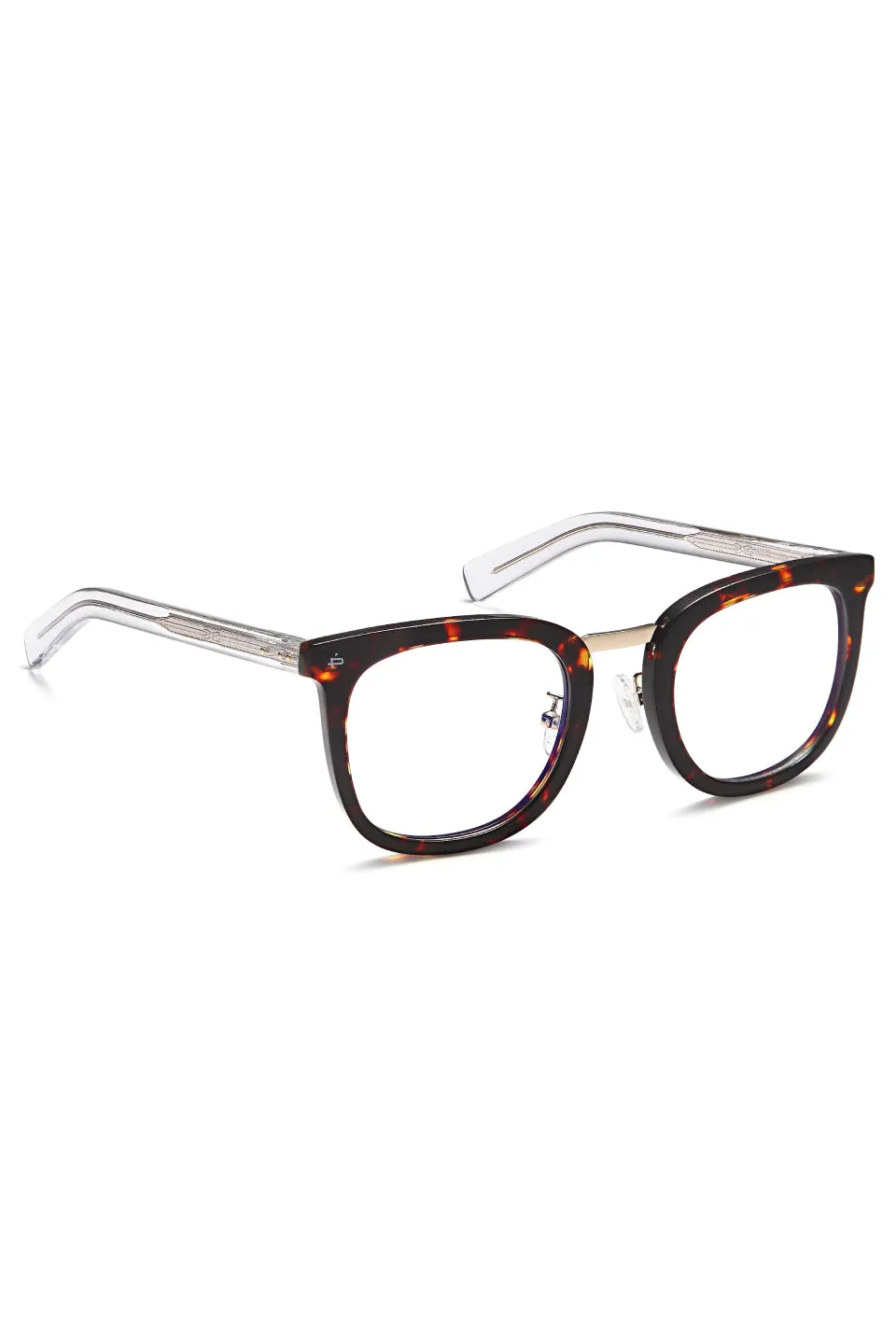 Alchemist Thick Frame Deep Chocolate Tort Blue Light Glasses