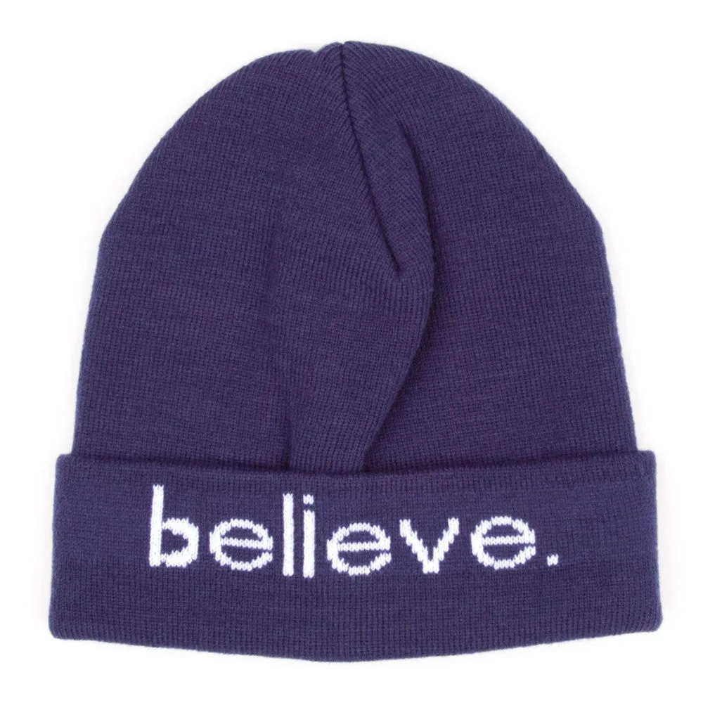 Navy Blue Alien Workshop Believe Mens Beanie - Optimized