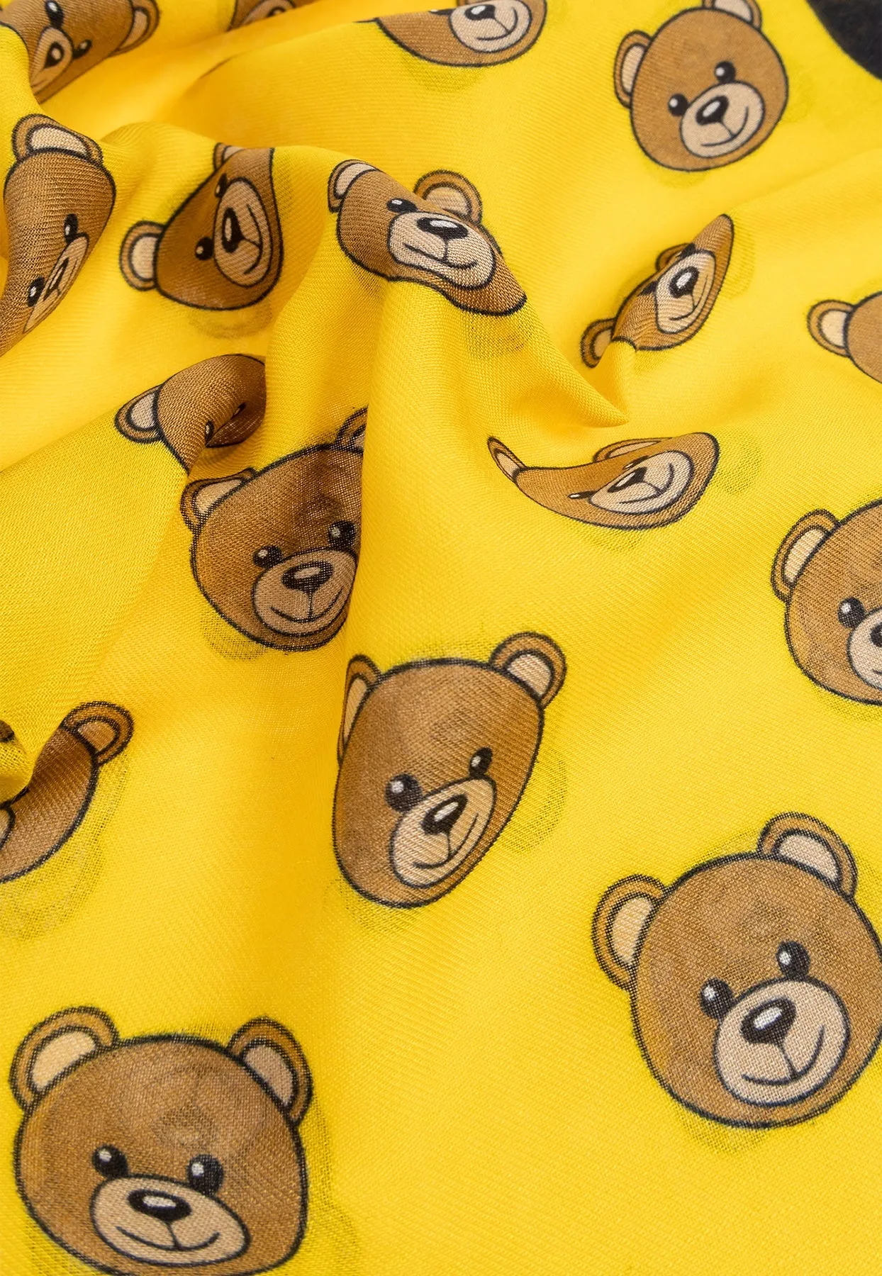 All-Over Teddy Bear Print Scarf