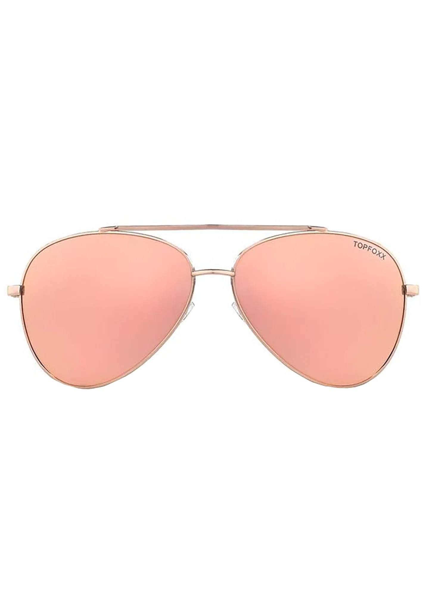 Amelia Sunglasses in Rose Gold