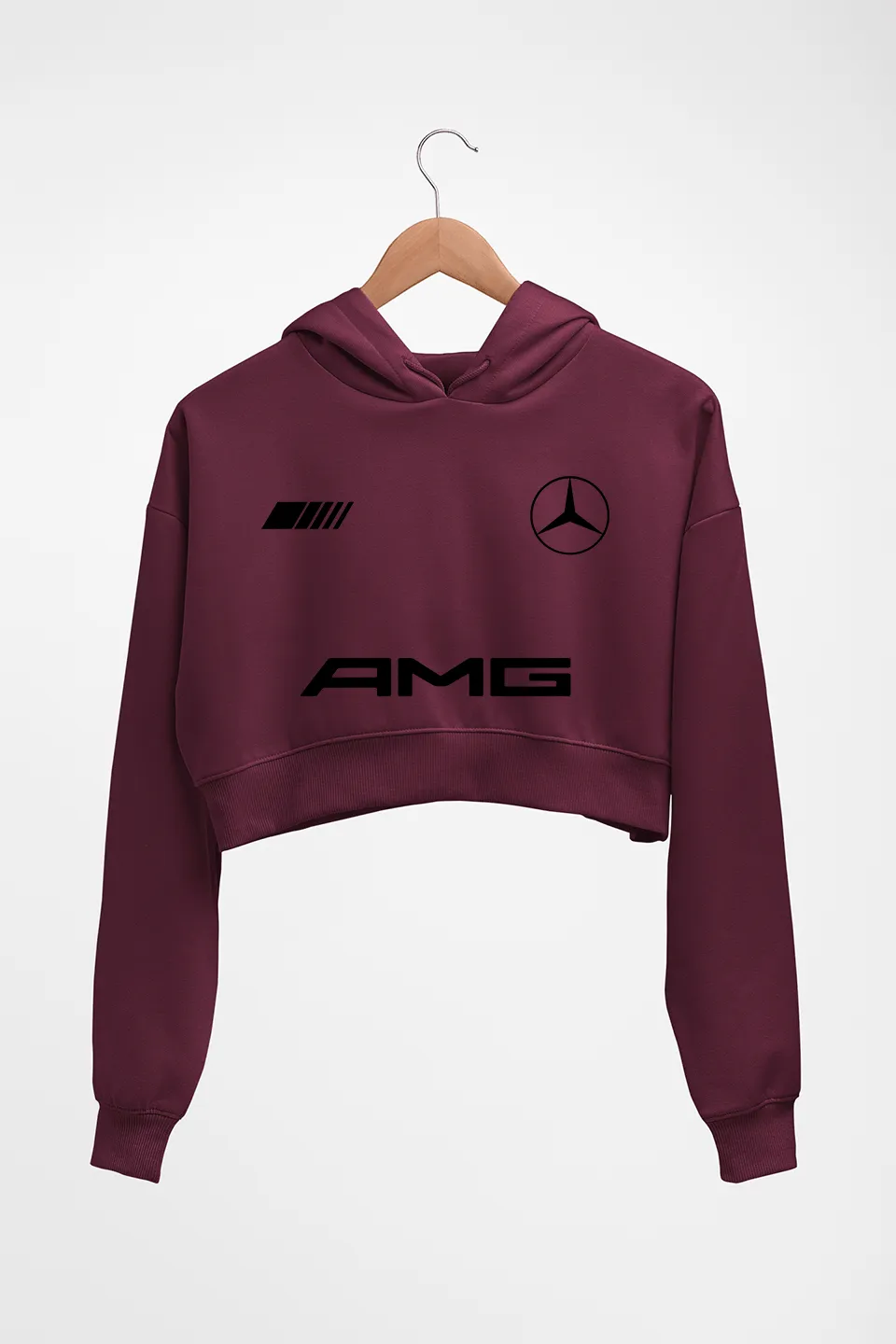 AMG Mercedes Benz Crop HOODIE FOR WOMEN