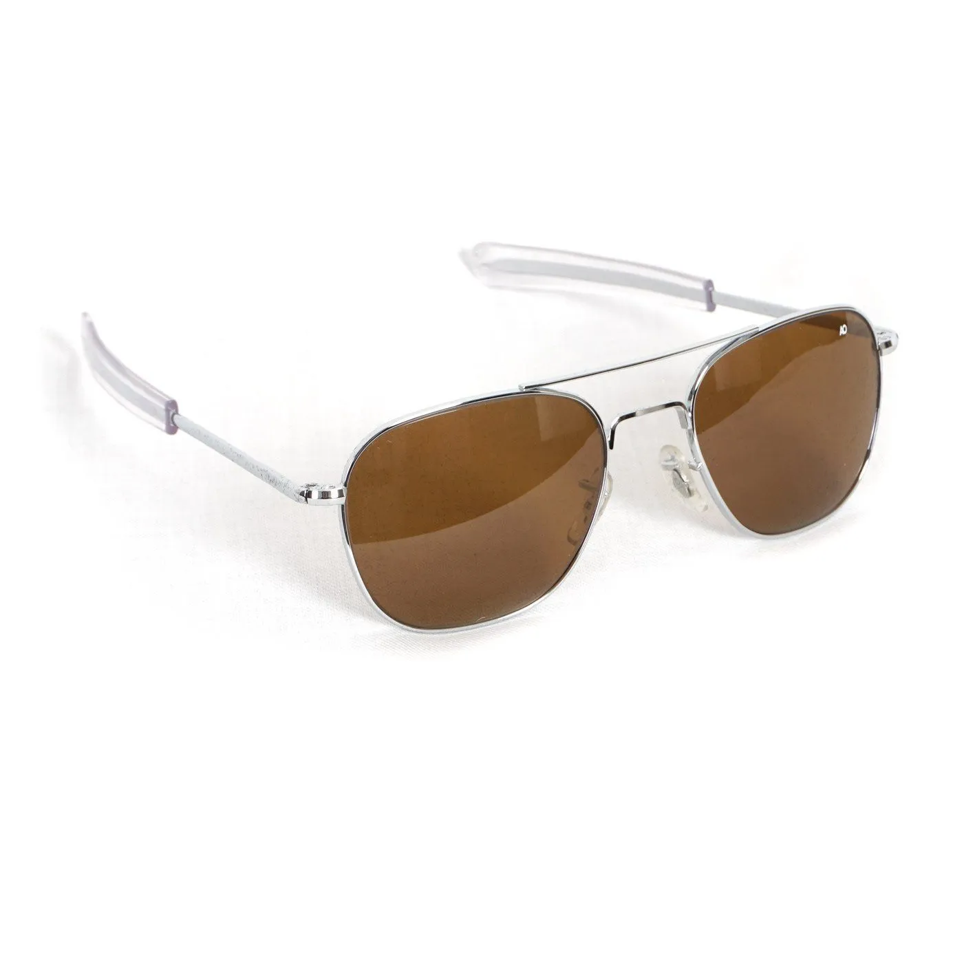 AO EYEWEAR | Original Pilot Sunglasses I Silver Brown