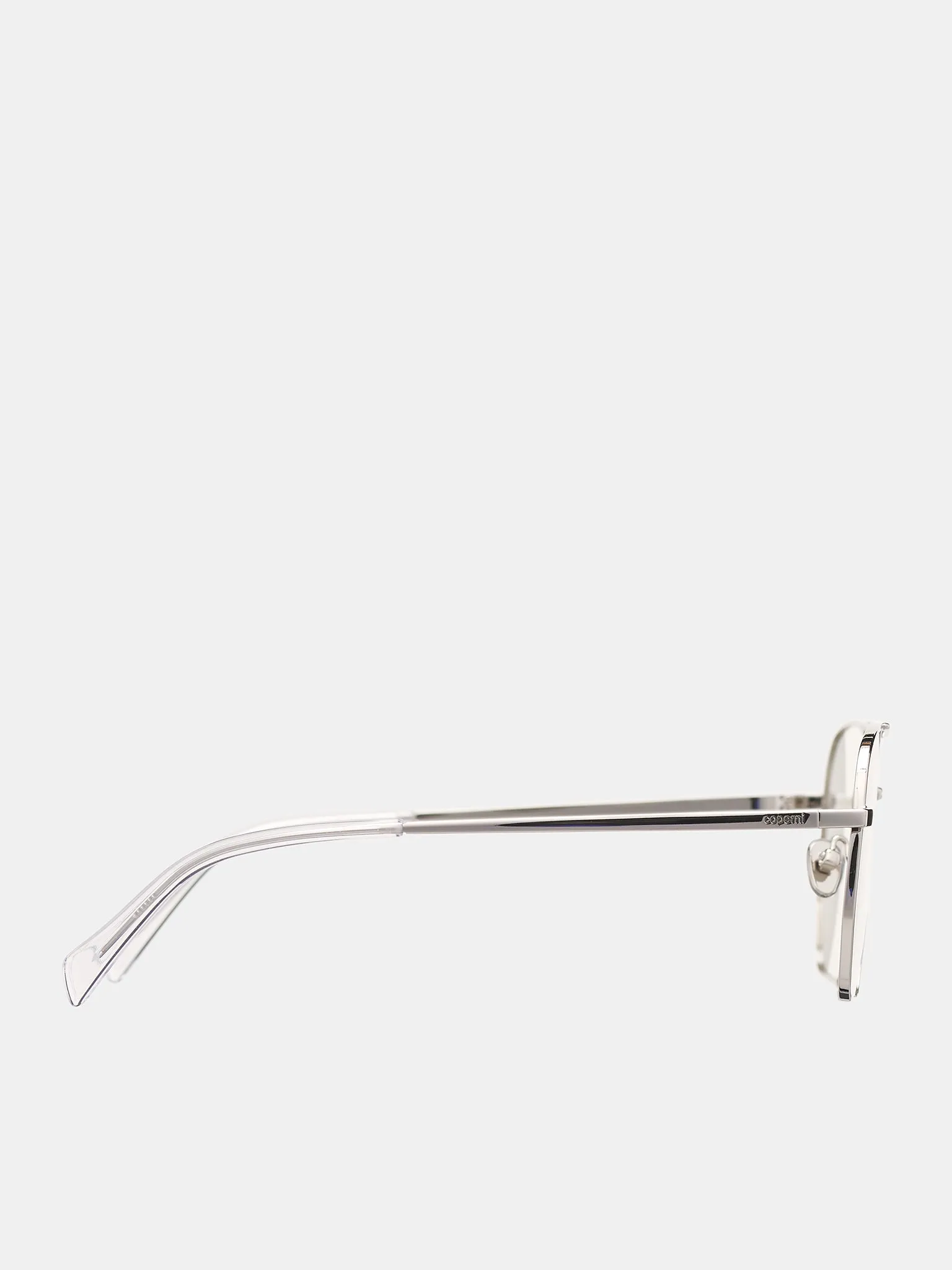 Aviator Glasses (COPSG07F8001-SILVER-CLEAR)