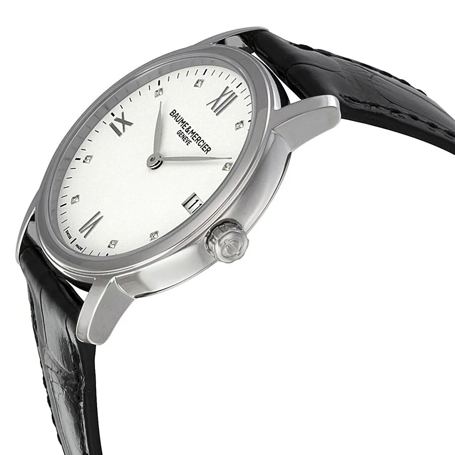 Baume and Mercier Classima White Diamond Dial Ladies Watch 10146 MOA10146