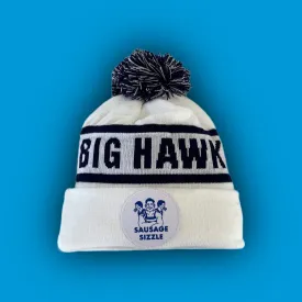 BIG HAWK: WHITE BEANIE