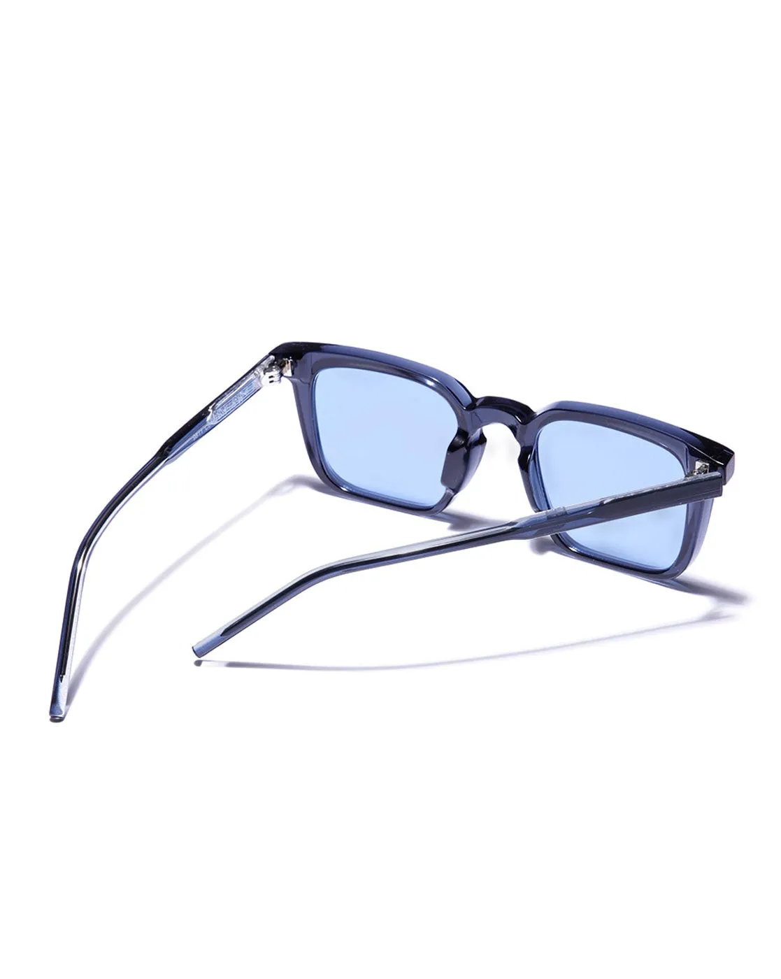 BlueToned with Polycarbonate UV Protected Lens Rectangle Sunglass for men