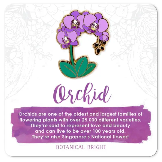 Botanical Bright Pins - Various Flowers