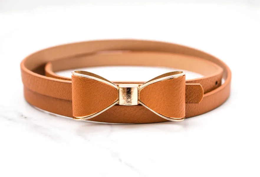 Bow Skinny Belt