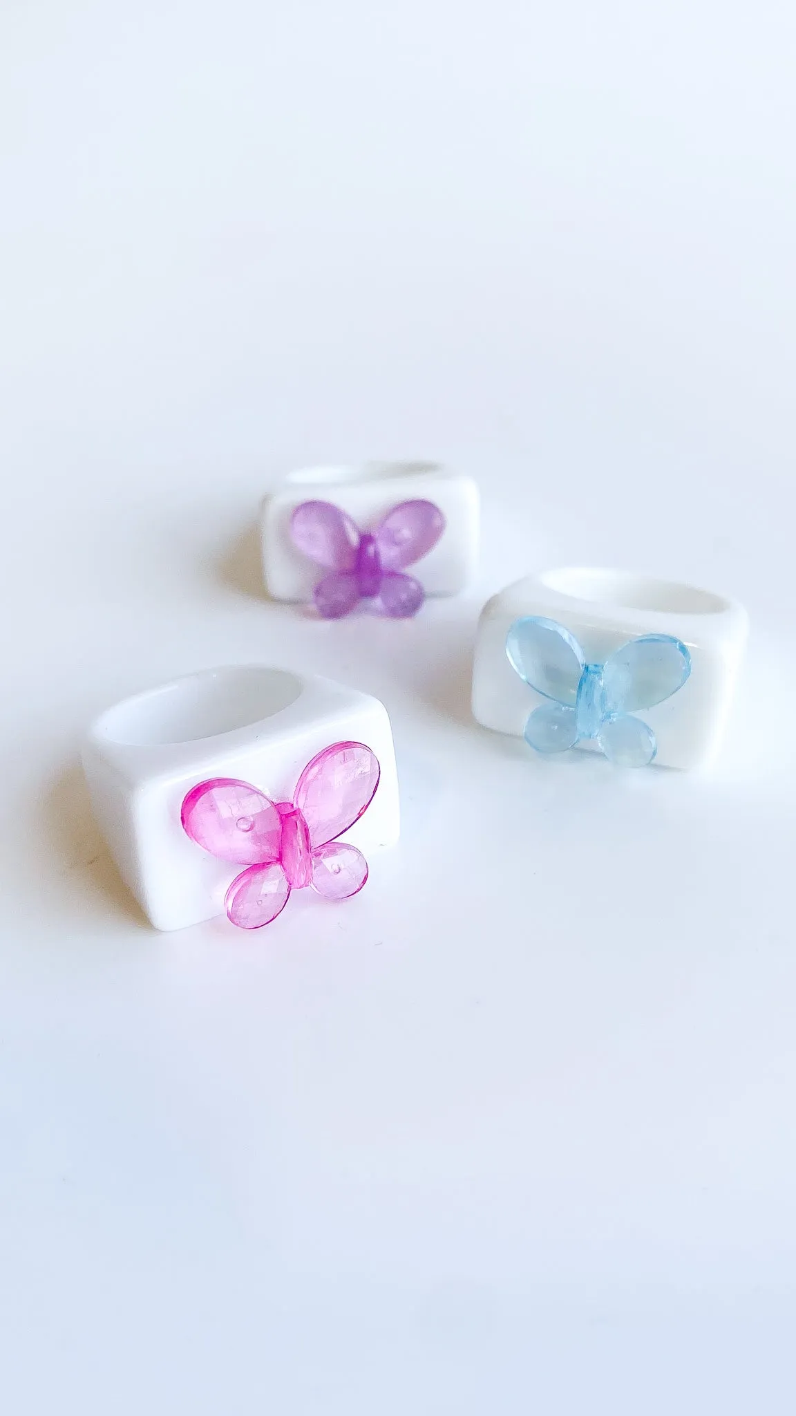 Butterfly Acrylic Ring