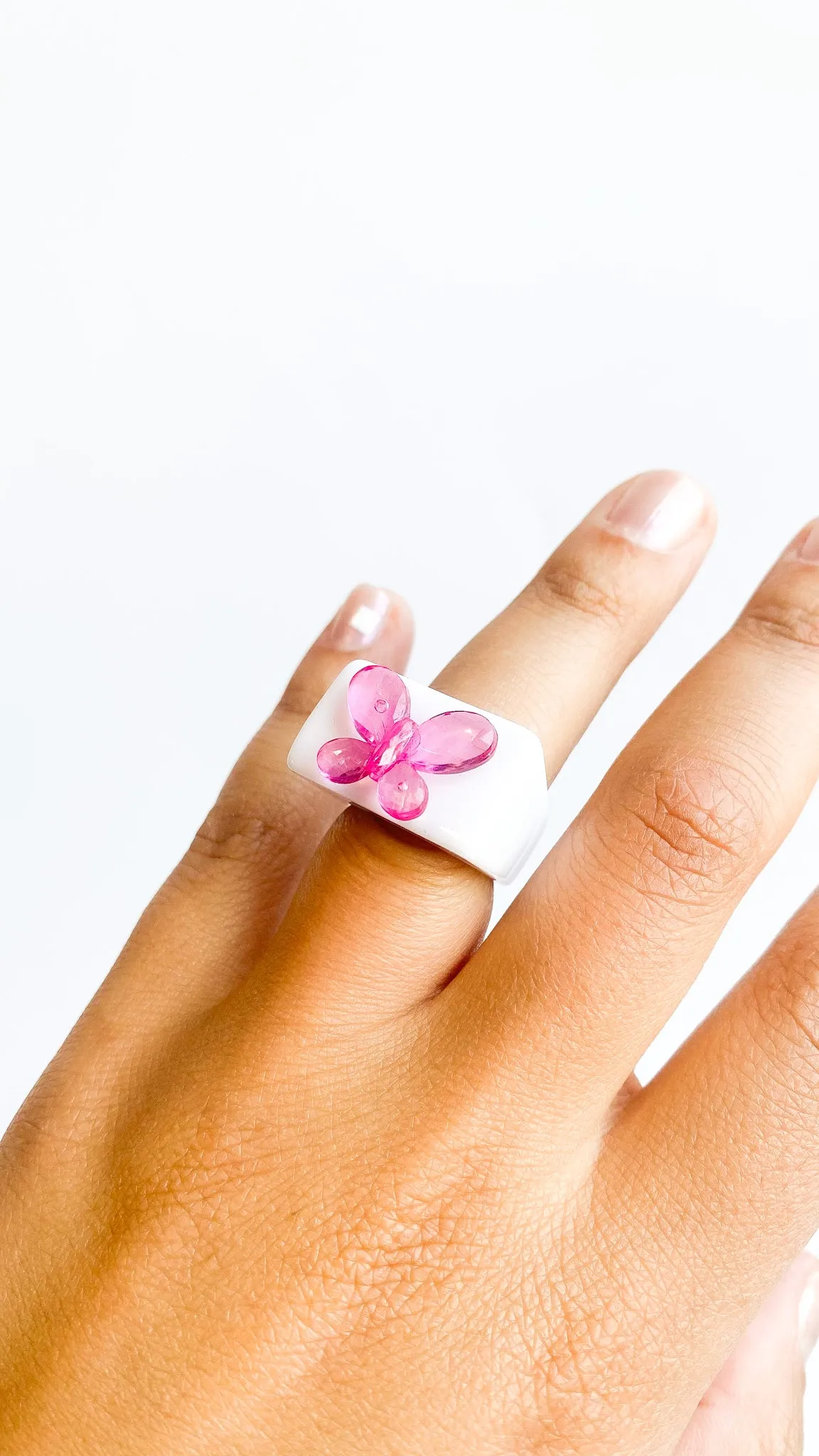 Butterfly Acrylic Ring