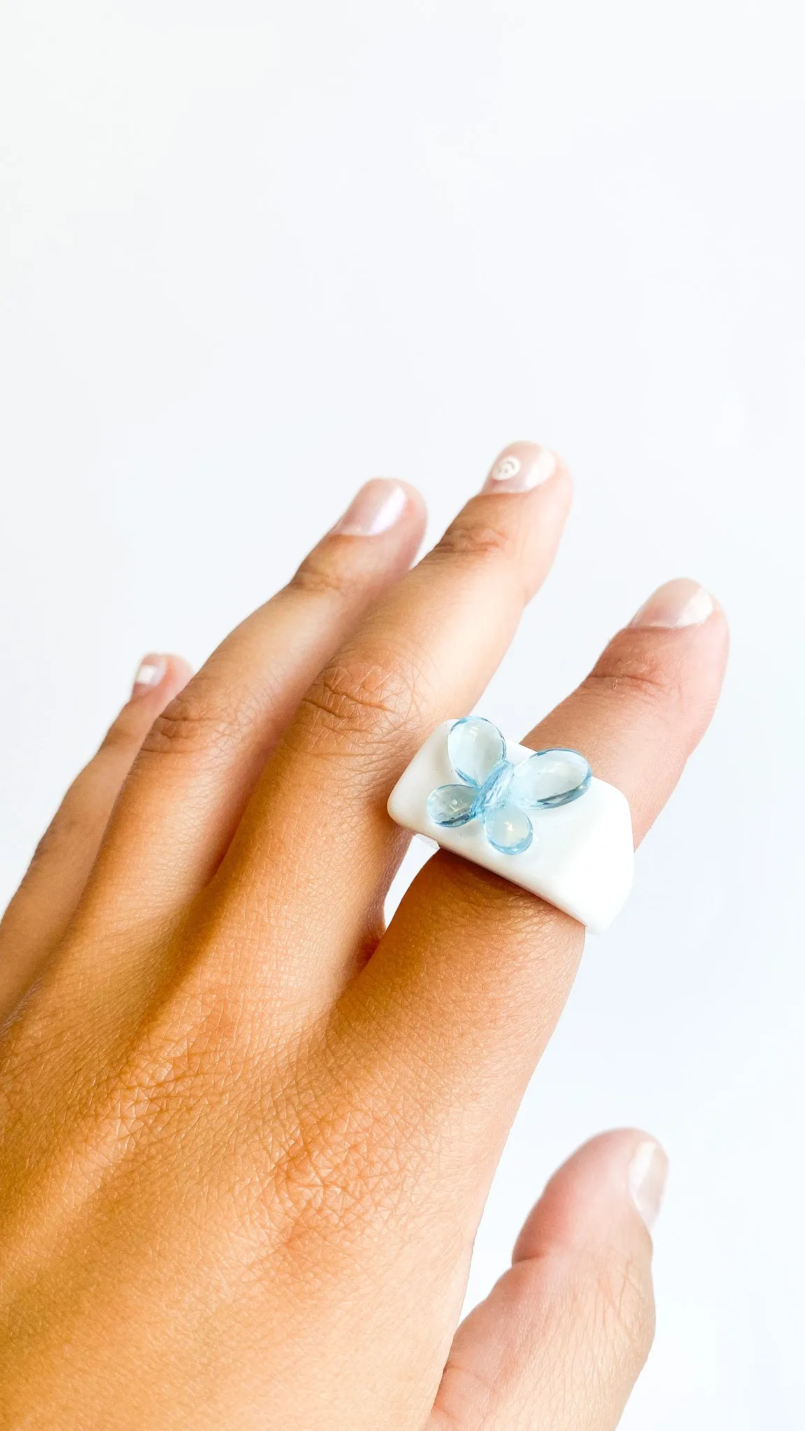 Butterfly Acrylic Ring