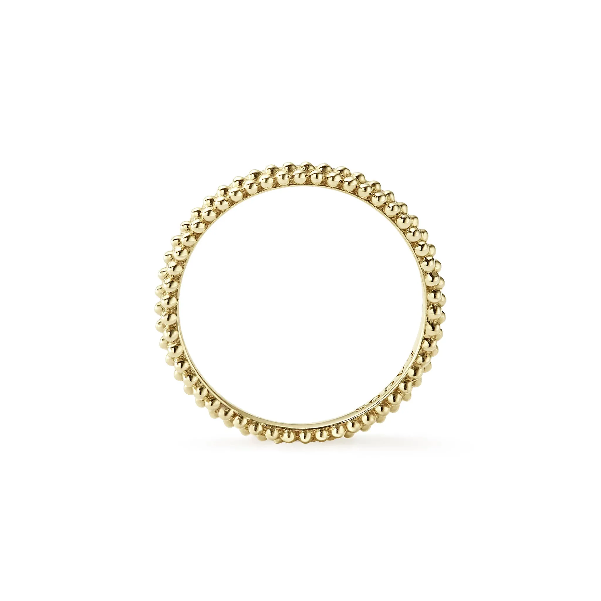 Caviar Gold 18K Gold Caviar Stacking Ring