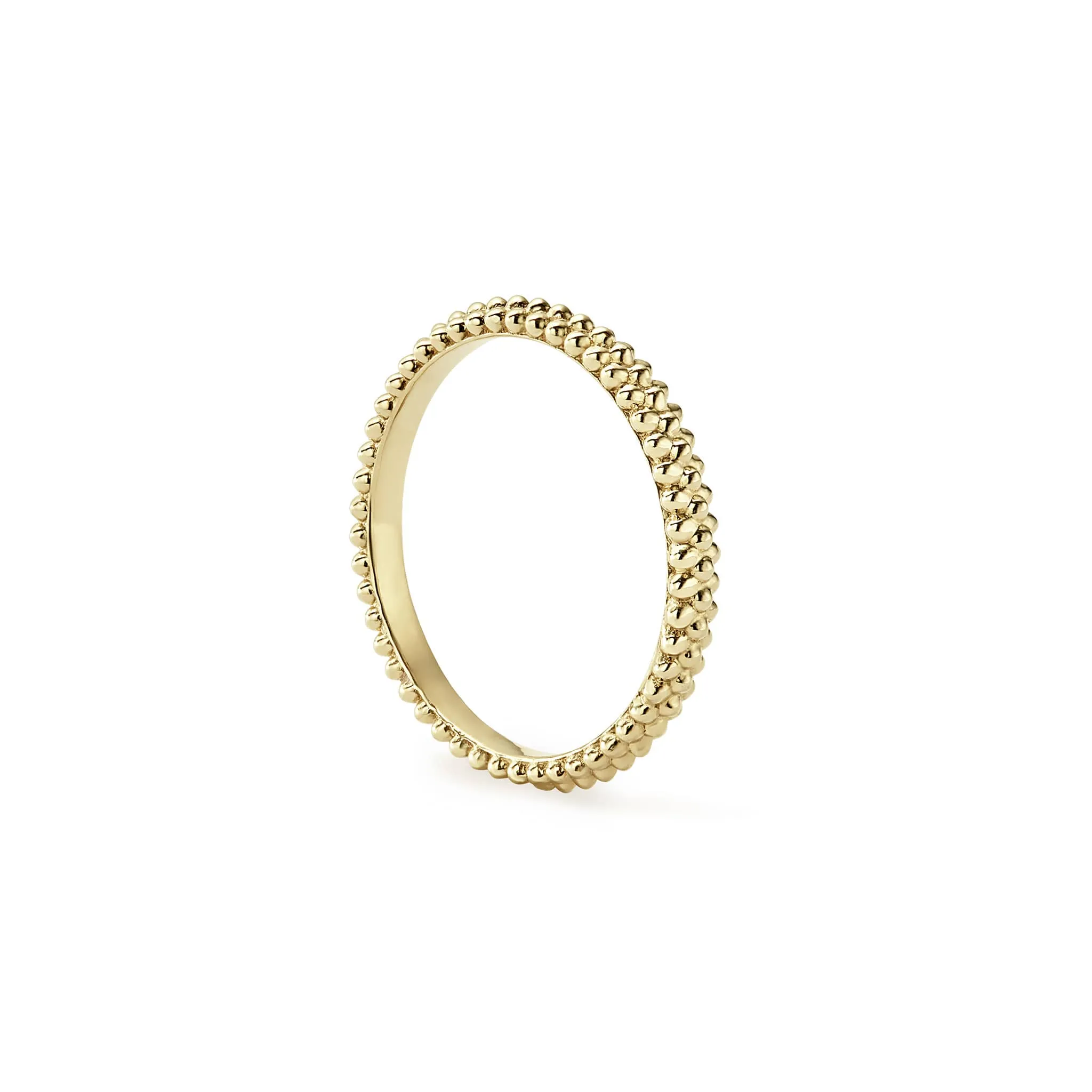 Caviar Gold 18K Gold Caviar Stacking Ring