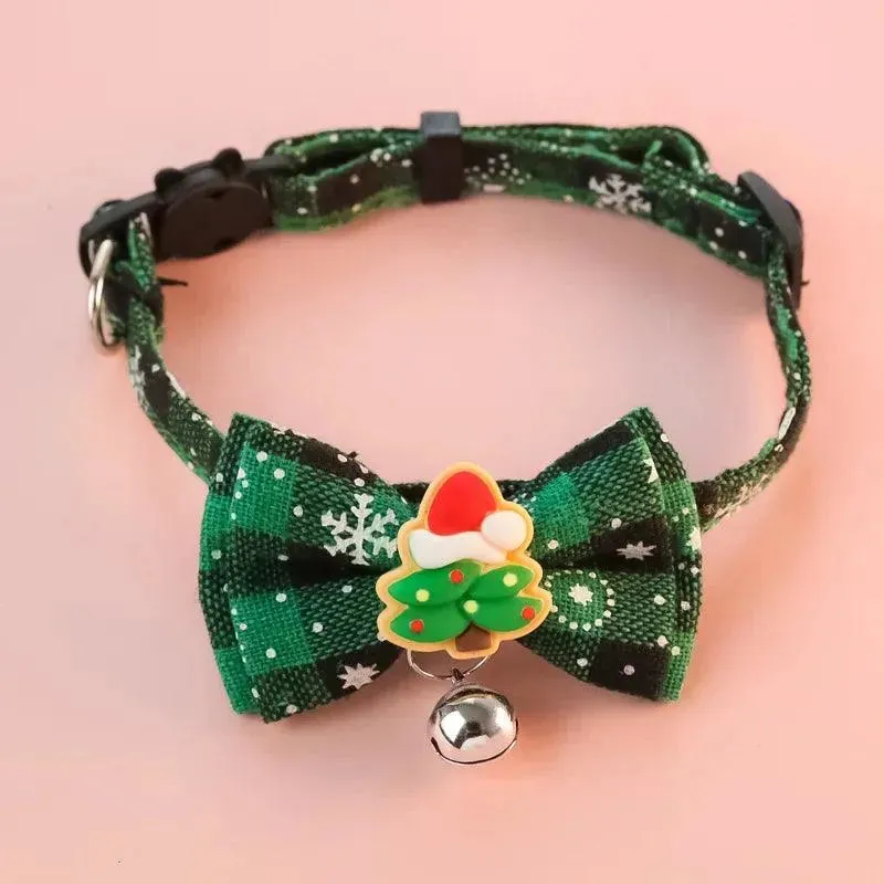 Christmas Collar with Bell for Dog Cat