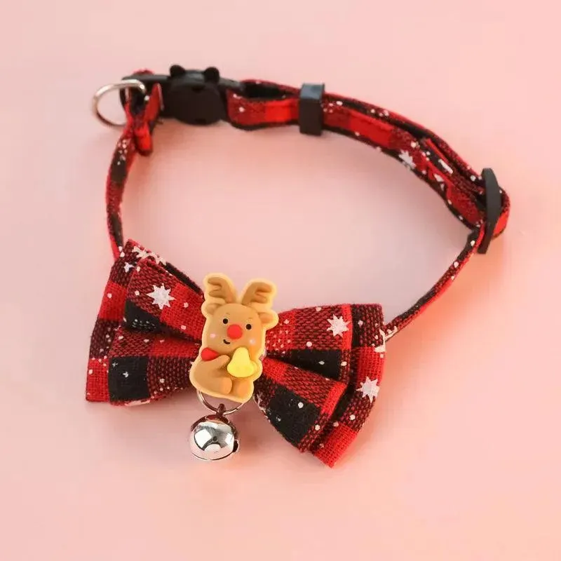 Christmas Collar with Bell for Dog Cat