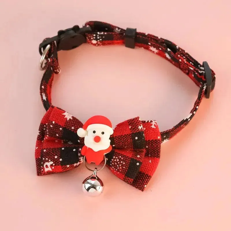 Christmas Collar with Bell for Dog Cat