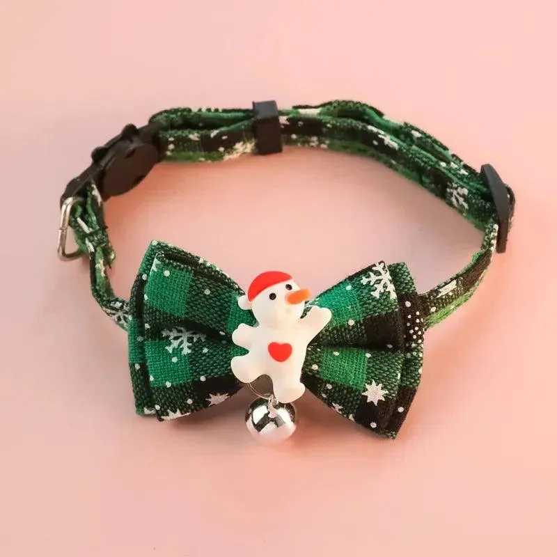 Christmas Collar with Bell for Dog Cat