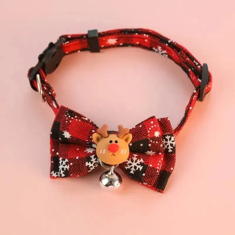 Christmas Collar with Bell for Dog Cat