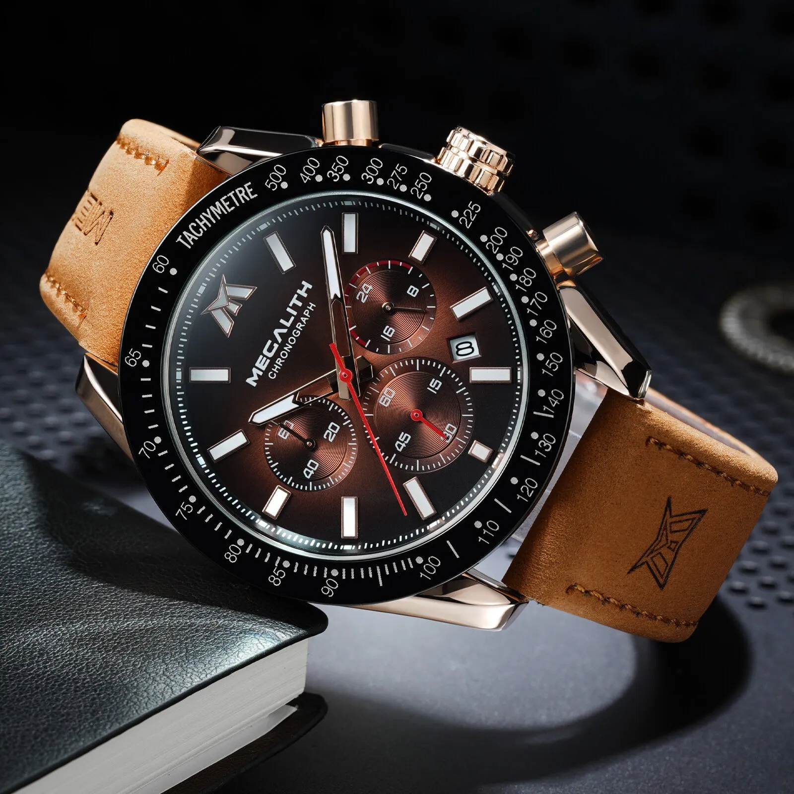 Chronograph Watch | Leather Band | 8274M