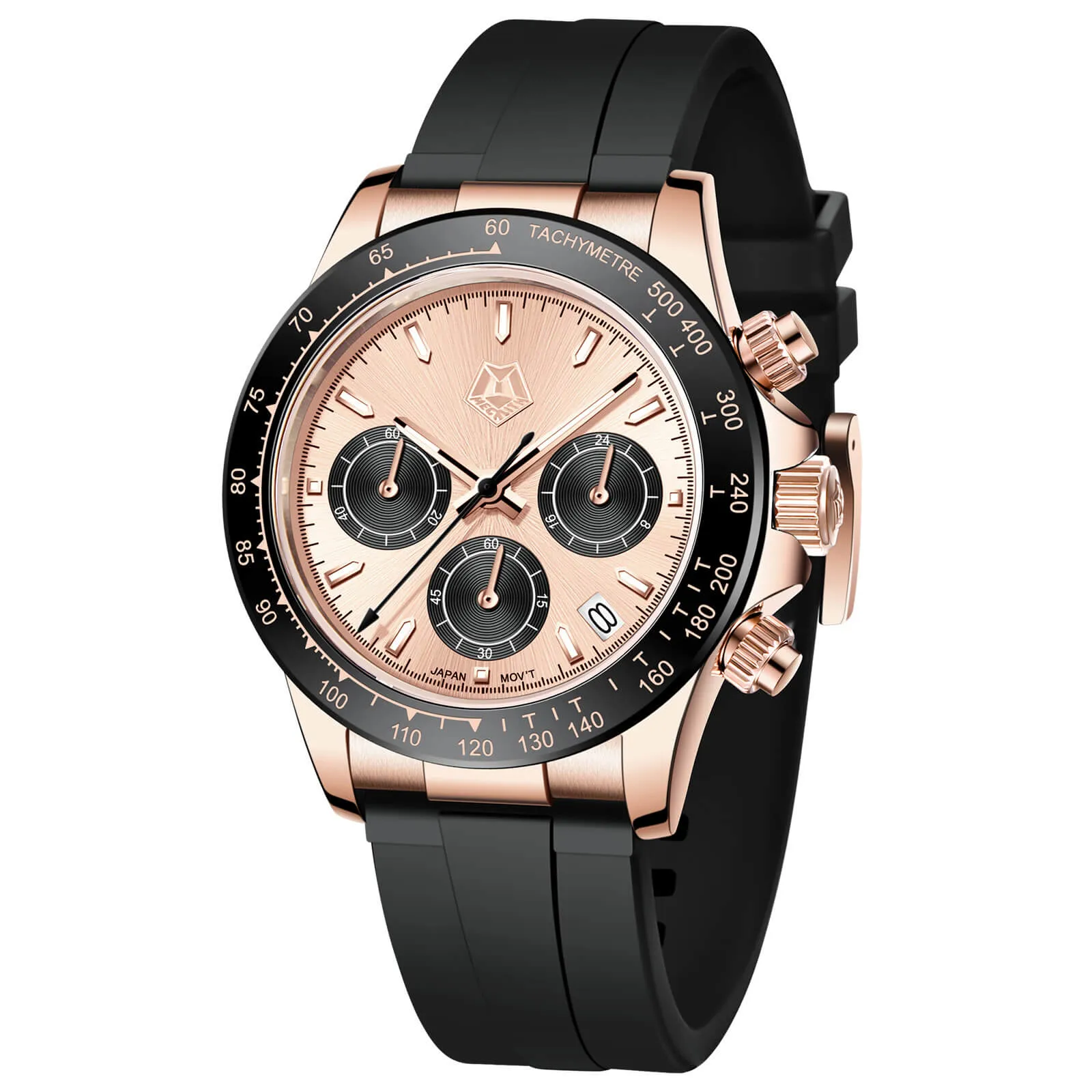 Chronograph Watch | Rubber Band | 8389M