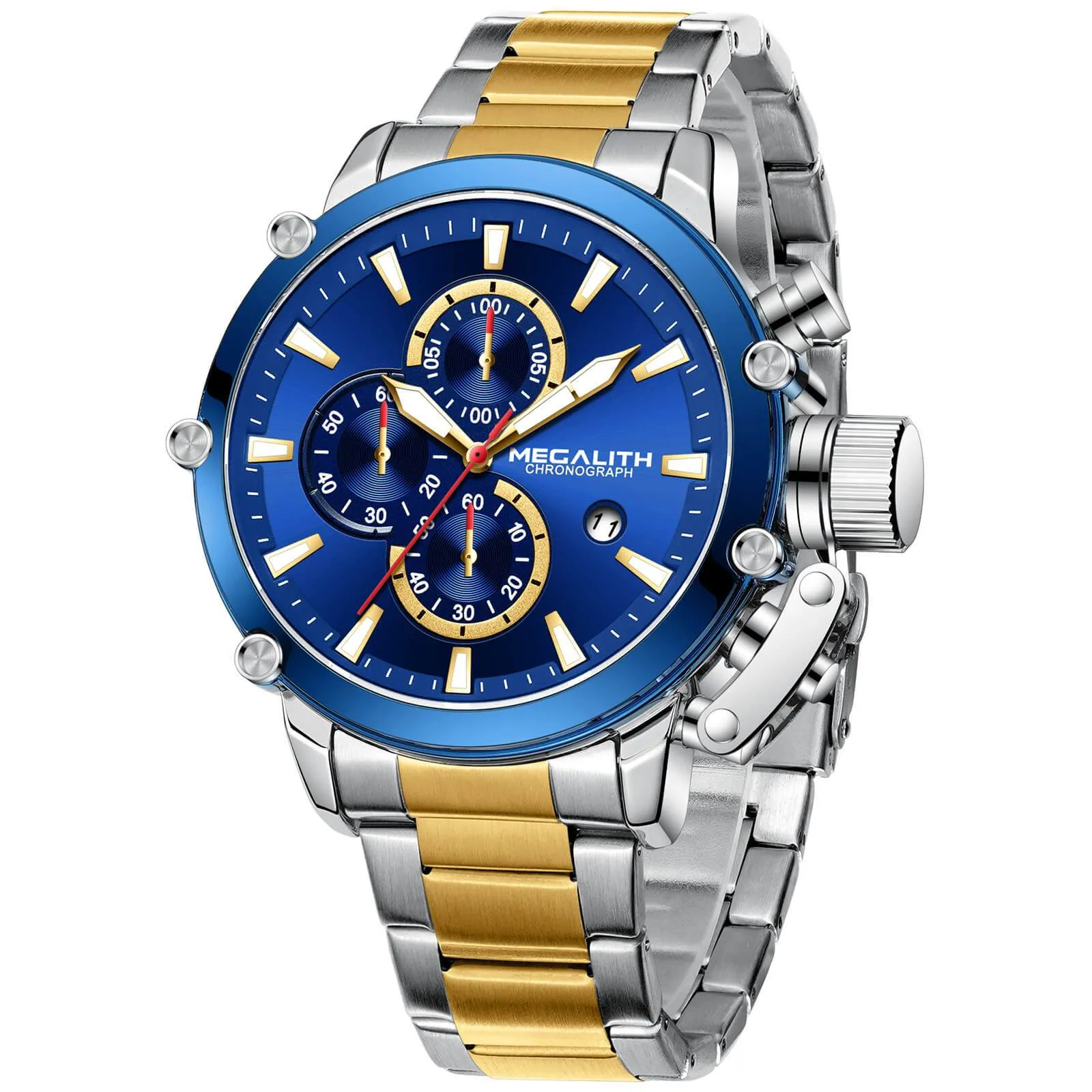 Chronograph Watch | Stainless Steel Band | 8262M