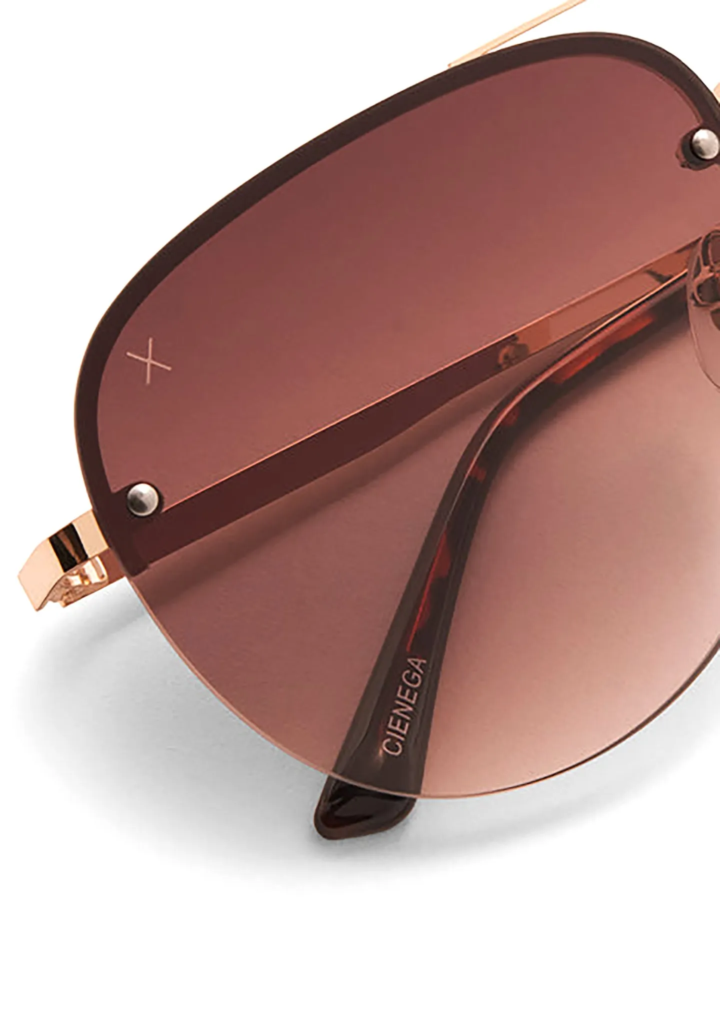 Cienega Sunglasses in Gold/Brown