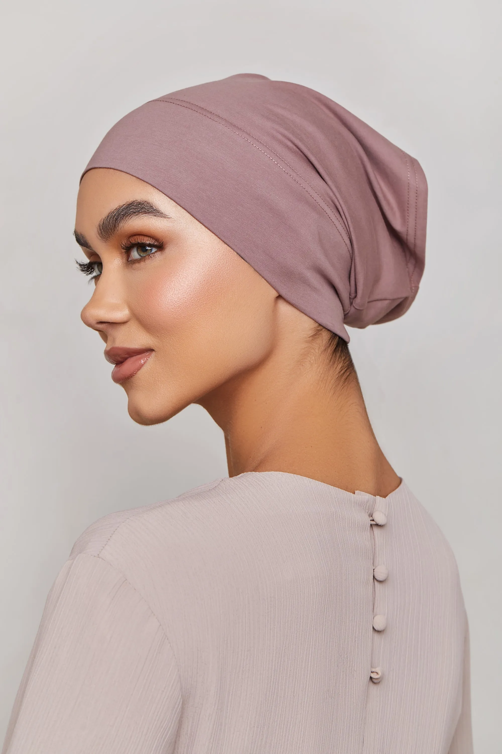 Cotton Undercap - Deep Taupe