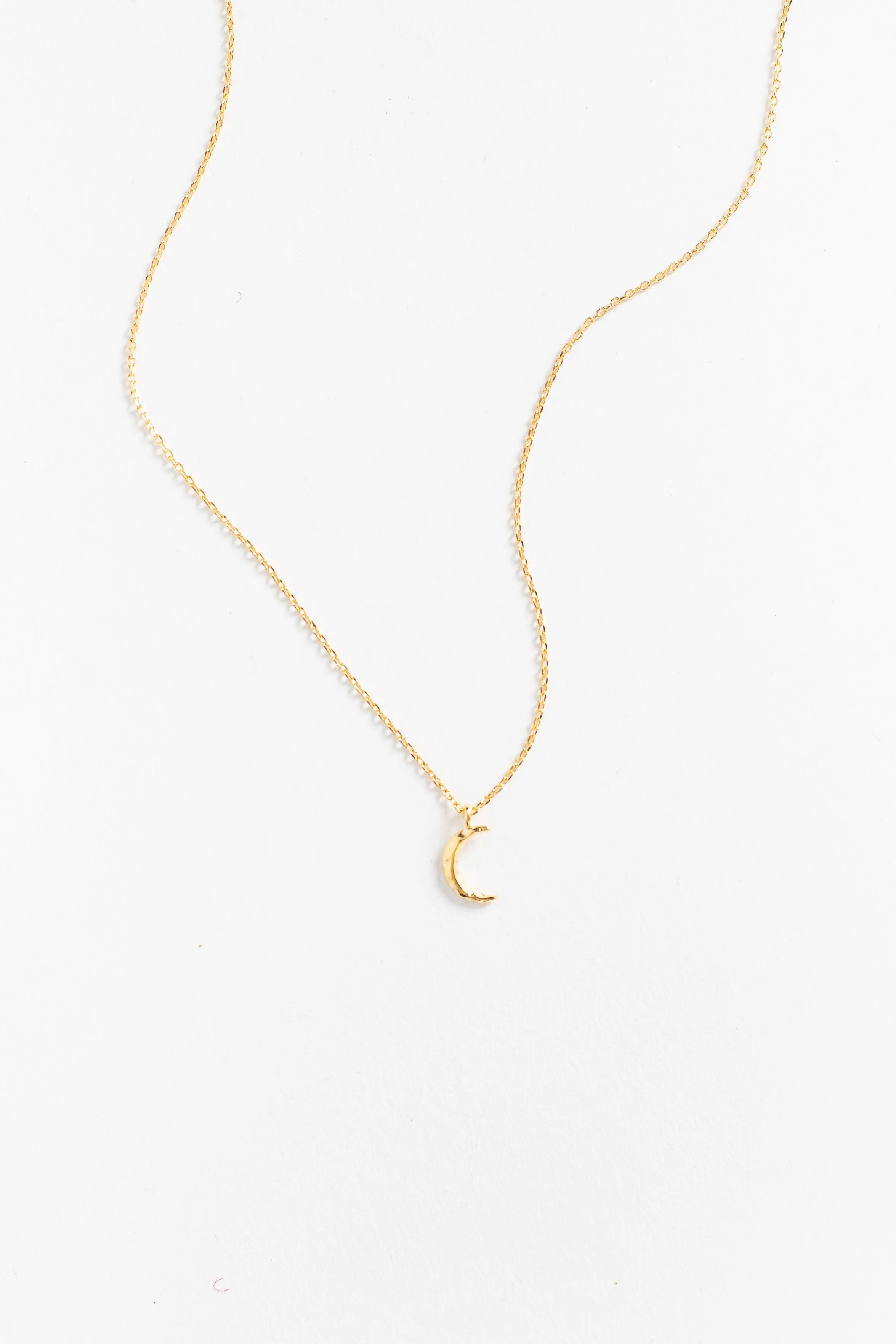 Cove Dainty Moon Necklace