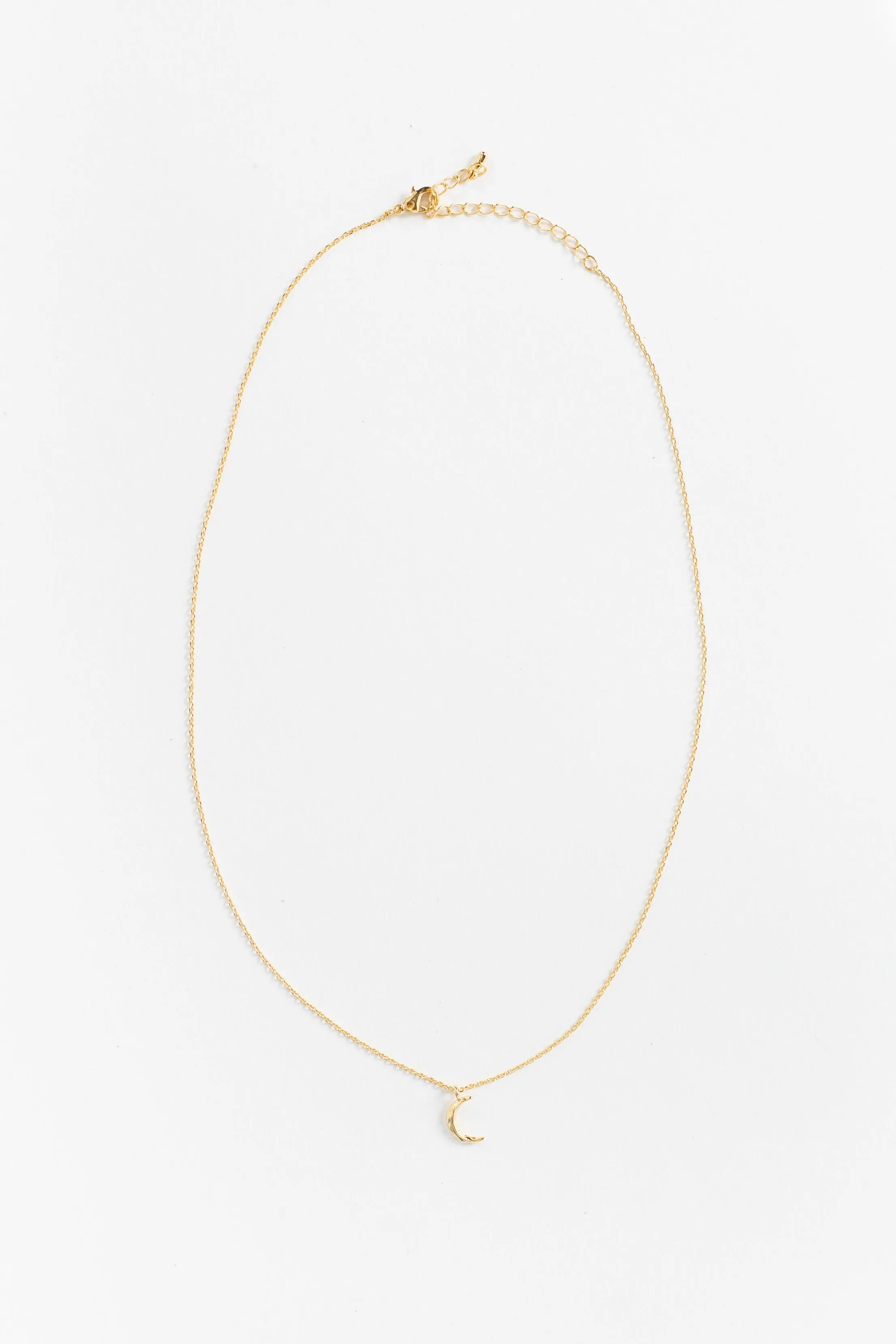 Cove Dainty Moon Necklace